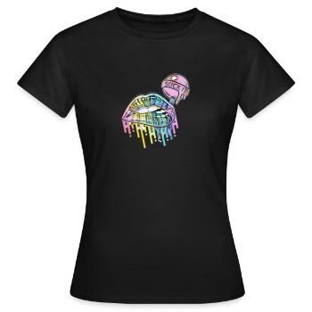 Lollipop Suck it lèvres Design - T-shirt Femme - noir - Devant - AI Model Female 172 dark (172cm)