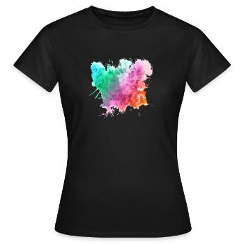 Stelle - Frauen T-Shirt - Schwarz - Vorne - AI Model Female 172 dark (172cm)