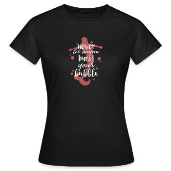 Sirène sirène - T-shirt Femme - noir - Devant - AI Model Female 172 dark (172cm)
