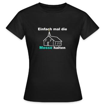 Jetez un oeil à la foire - T-shirt Femme - noir - Devant - AI Model Female 172 dark (172cm)