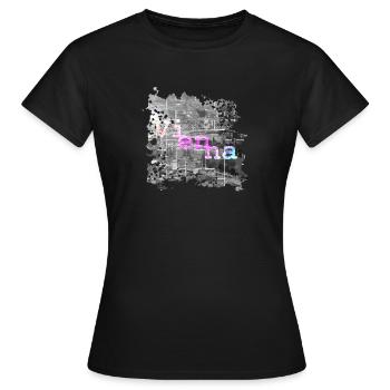 Vienne - T-shirt Femme - noir - Devant - AI Model Female 172 dark (172cm)