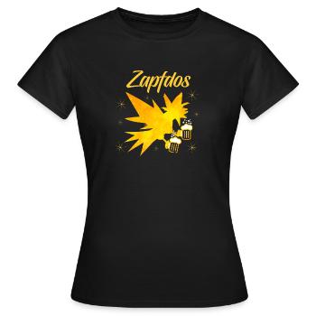 Zapfdos Beer Celebrate - T-shirt Femme - noir - Devant - AI Model Female 172 dark (172cm)