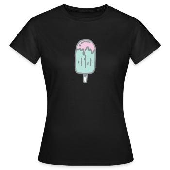 Eis am Stil - Frauen T-Shirt - Schwarz - Vorne - AI Model Female 172 dark (172cm)