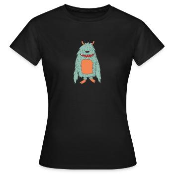 Alien - T-shirt Femme - noir - Devant - AI Model Female 172 dark (172cm)