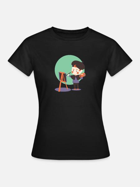 Kunst - Frauen T-Shirt - Schwarz