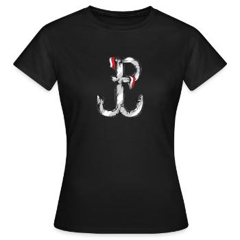 Combat Pologne - T-shirt Femme - noir - Devant - AI Model Female 172 dark (172cm)