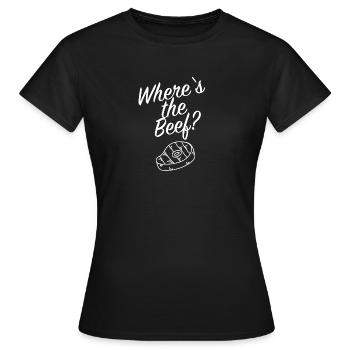 Beef - Women's T-Shirt - black - Front - AI Model Female 172 dark (172cm)