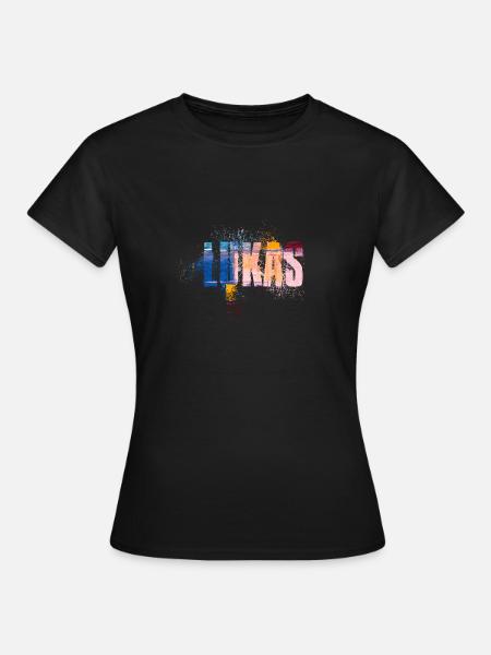 Lukas - Frauen T-Shirt - Schwarz