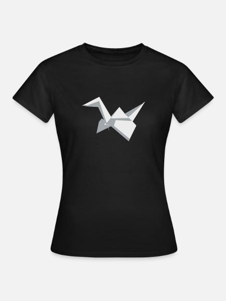 origami - T-shirt Femme - noir