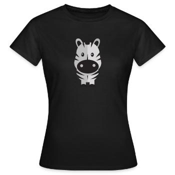 Animals Tiere Animal Print Nature 46 - Frauen T-Shirt - Schwarz - Vorne - AI Model Female 172 dark (172cm)