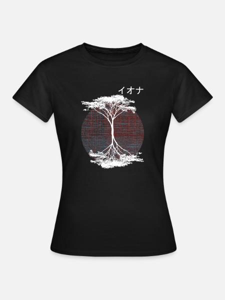 Arbre japonais - T-shirt Femme - noir