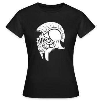 helmet roman - T-shirt Femme - noir - Devant - AI Model Female 172 dark (172cm)