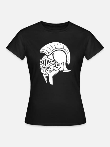 Helmet Roman - Frauen T-Shirt - Schwarz