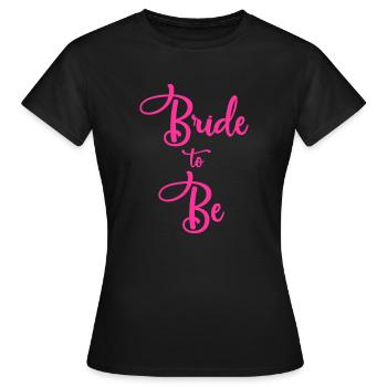 MARIÉE À ÊTRE - T-shirt Femme - noir - Devant - AI Model Female 172 dark (172cm)