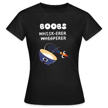 Drôle de consultante en lactation soutien à l’allaitement - T-shirt Femme - noir - Devant - AI Model Female 172 dark (172cm)