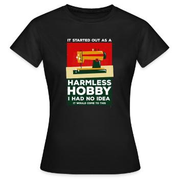 Sewing Quilting Channel Wustes Quote Tailoring - Women's T-Shirt - black - Front - AI Model Female 172 dark (172cm)
