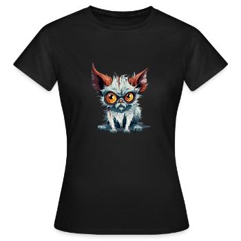 Ougo the streum - Women's T-Shirt - black - Front - AI Model Female 172 dark (172cm)