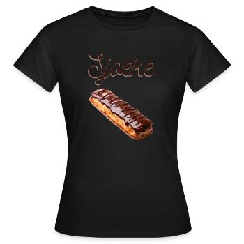 Sjoeke, Antwerp dialect Shirts - Women's T-Shirt - black - Front - AI Model Female 172 dark (172cm)