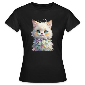 Animal mignon - T-shirt Femme - noir - Devant - AI Model Female 172 dark (172cm)