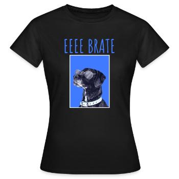 EEE BRATE MAJICA - Frauen T-Shirt - Schwarz - Vorne - AI Model Female 172 dark (172cm)