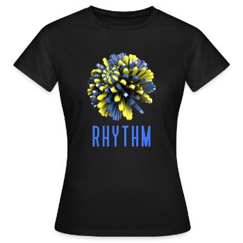 Drucke für Musikliebhaber, Musik, trendy - Frauen T-Shirt - Schwarz - Vorne - AI Model Female 172 dark (172cm)