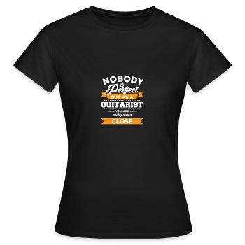 Guitarist - Guitar Player - Guitar - Gift - Women's T-Shirt - black - Front - AI Model Female 172 dark (172cm)