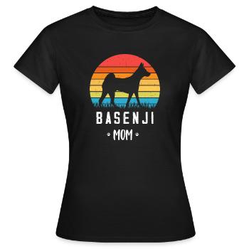 Basenji - Frauen T-Shirt - Schwarz - Vorne - AI Model Female 172 dark (172cm)