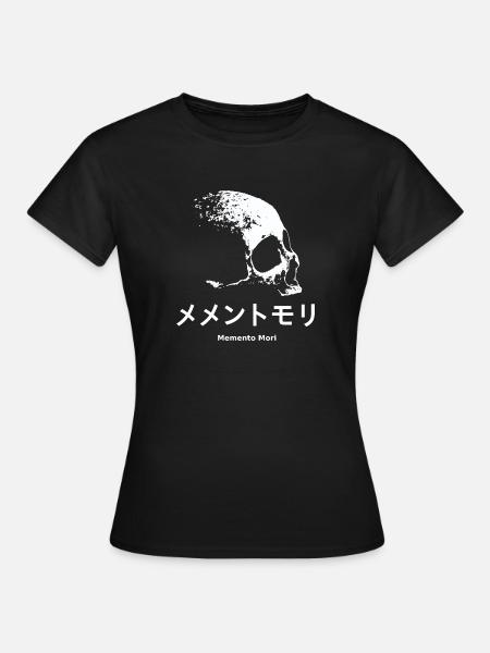 Memento Mori - Frauen T-Shirt - Schwarz