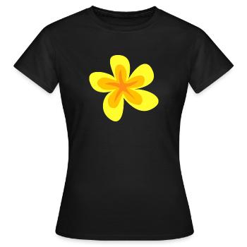 Hawaii-Blume 5 - Frauen T-Shirt - Schwarz - Vorne - AI Model Female 172 dark (172cm)