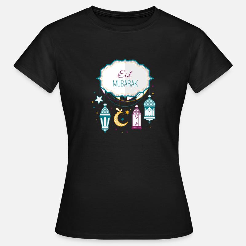 Eid Mubarak - Women's T-Shirt - black