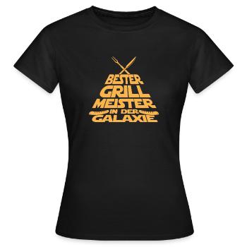 Barbecues de science-fiction - T-shirt Femme - noir - Devant - AI Model Female 172 dark (172cm)