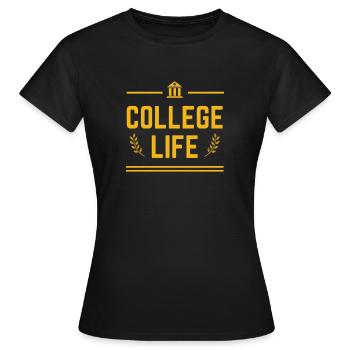 Retour à l’école - T-shirt Femme - noir - Devant - AI Model Female 172 dark (172cm)