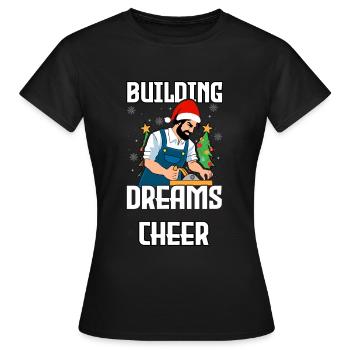 Jingle Bells Healthy Teeth Swell Dentist Z - Women's T-Shirt - black - Front - AI Model Female 172 dark (172cm)