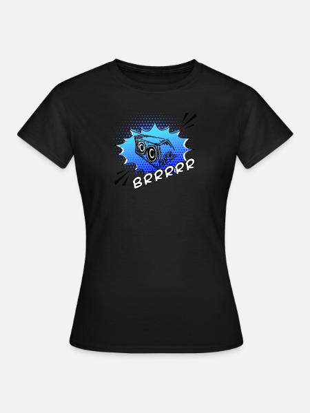 caisson bass - T-shirt Femme - noir