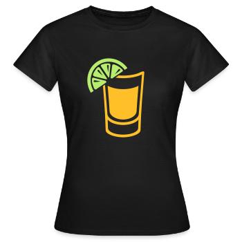 Tequila - T-shirt Femme - noir - Devant - AI Model Female 172 dark (172cm)