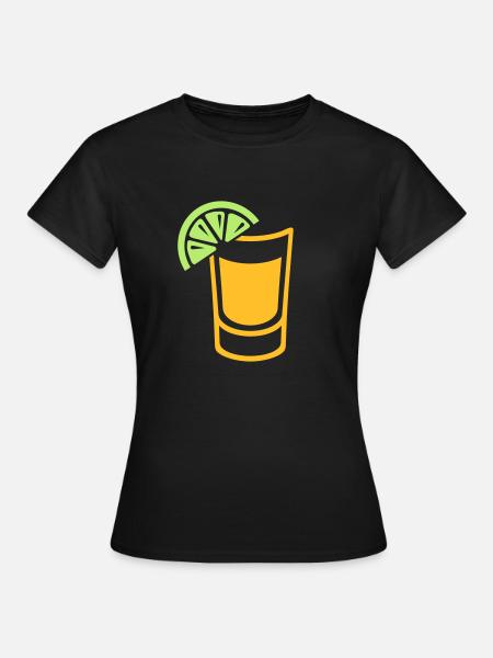 Tequila - Frauen T-Shirt - Schwarz
