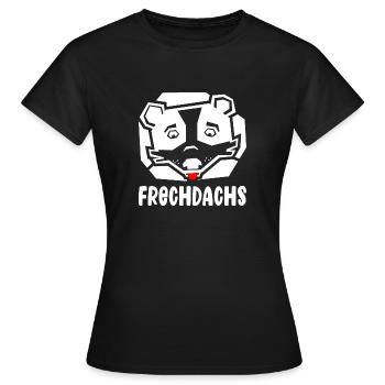 Frechdachs freche Leute wilde Seite - Frauen T-Shirt - Schwarz - Vorne - AI Model Female 172 dark (172cm)