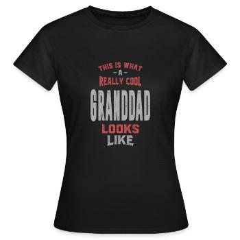 Really Cool Granddad - Women's T-Shirt - black - Front - AI Model Female 172 dark (172cm)