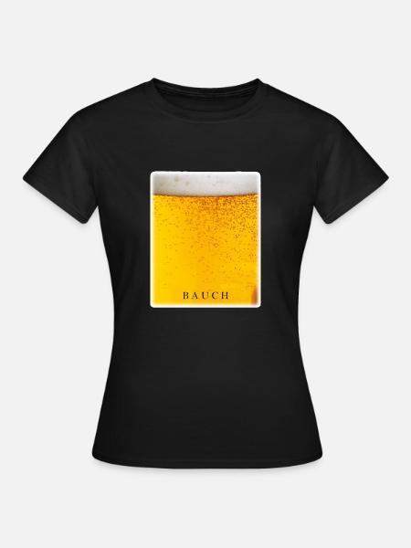 Bierbauch - Frauen T-Shirt - Schwarz