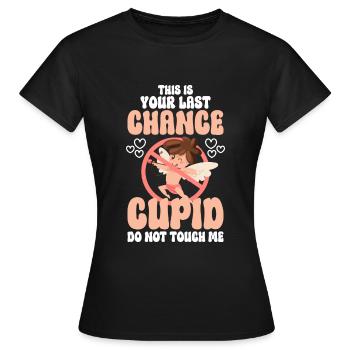 Nur Gucken Abstand Antisozial - Frauen T-Shirt - Schwarz - Vorne - AI Model Female 172 dark (172cm)
