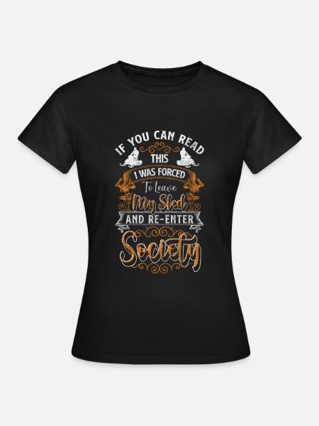 Rodeln Schnee Piste - Frauen T-Shirt - Schwarz