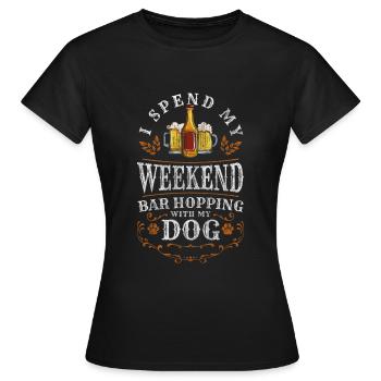 Party Nachtleben Konsum Drinks - Frauen T-Shirt - Schwarz - Vorne - AI Model Female 172 dark (172cm)