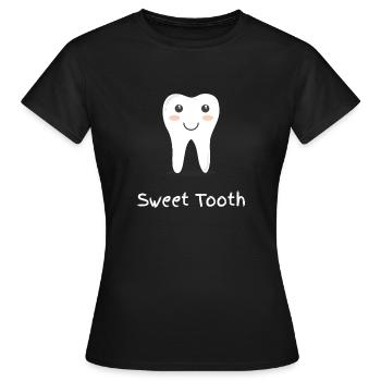 Sweet tooth - Women's T-Shirt - black - Front - AI Model Female 172 dark (172cm)