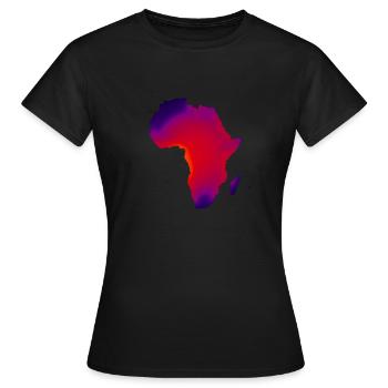 ONE Afrika - Frauen T-Shirt - Schwarz - Vorne - AI Model Female 172 dark (172cm)