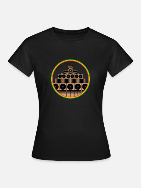 Système de son reggae - T-shirt Femme - noir