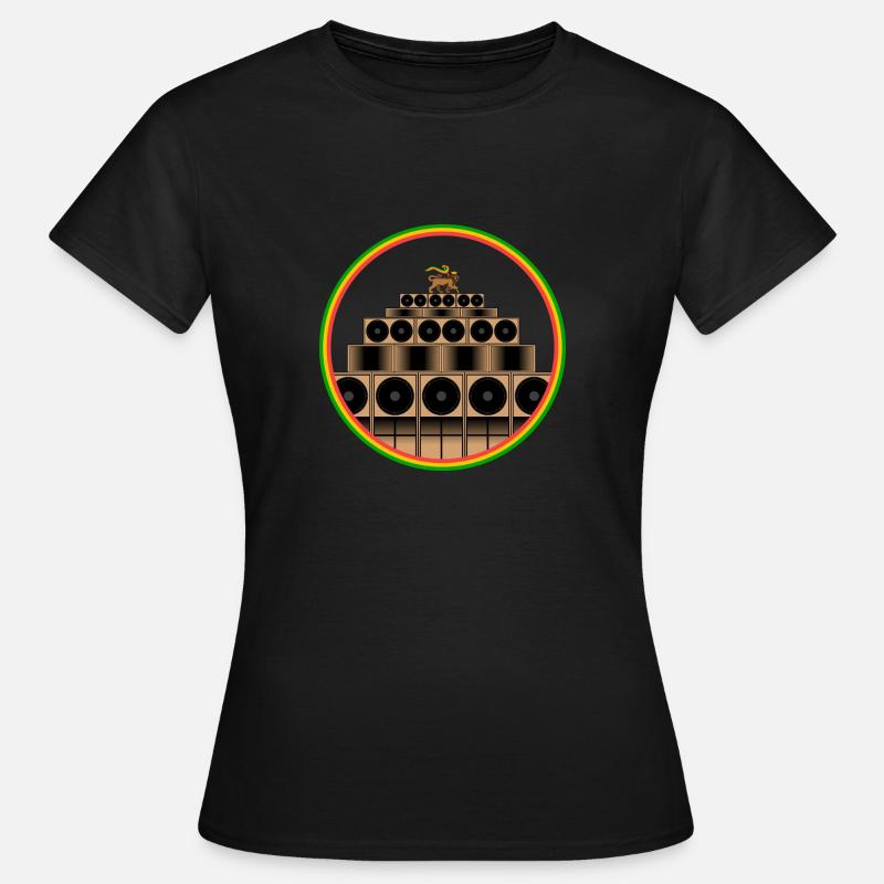 Système de son reggae - T-shirt Femme - noir