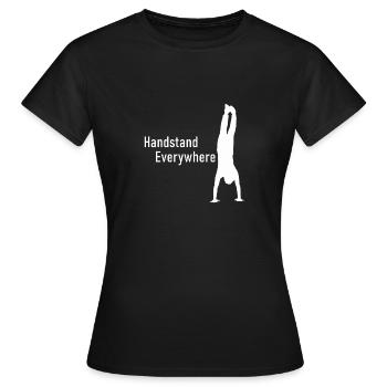 Poirier partout - T-shirt Femme - noir - Devant - AI Model Female 172 dark (172cm)