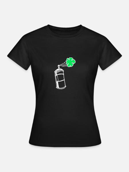 Graffiti - Frauen T-Shirt - Schwarz