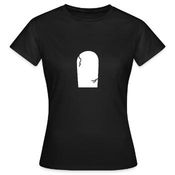 Happy Halloween Pierre tombale Chauve-souris - T-shirt Femme - noir - Devant - AI Model Female 172 dark (172cm)