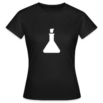 Halloween Reagenzglas - Frauen T-Shirt - Schwarz - Vorne - AI Model Female 172 dark (172cm)